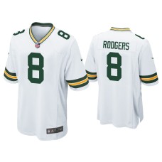 Men Green Bay Packers #8 Amari Rodgers White Game Jersey